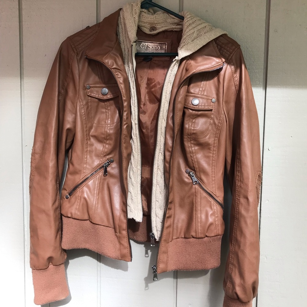 Leather jacket